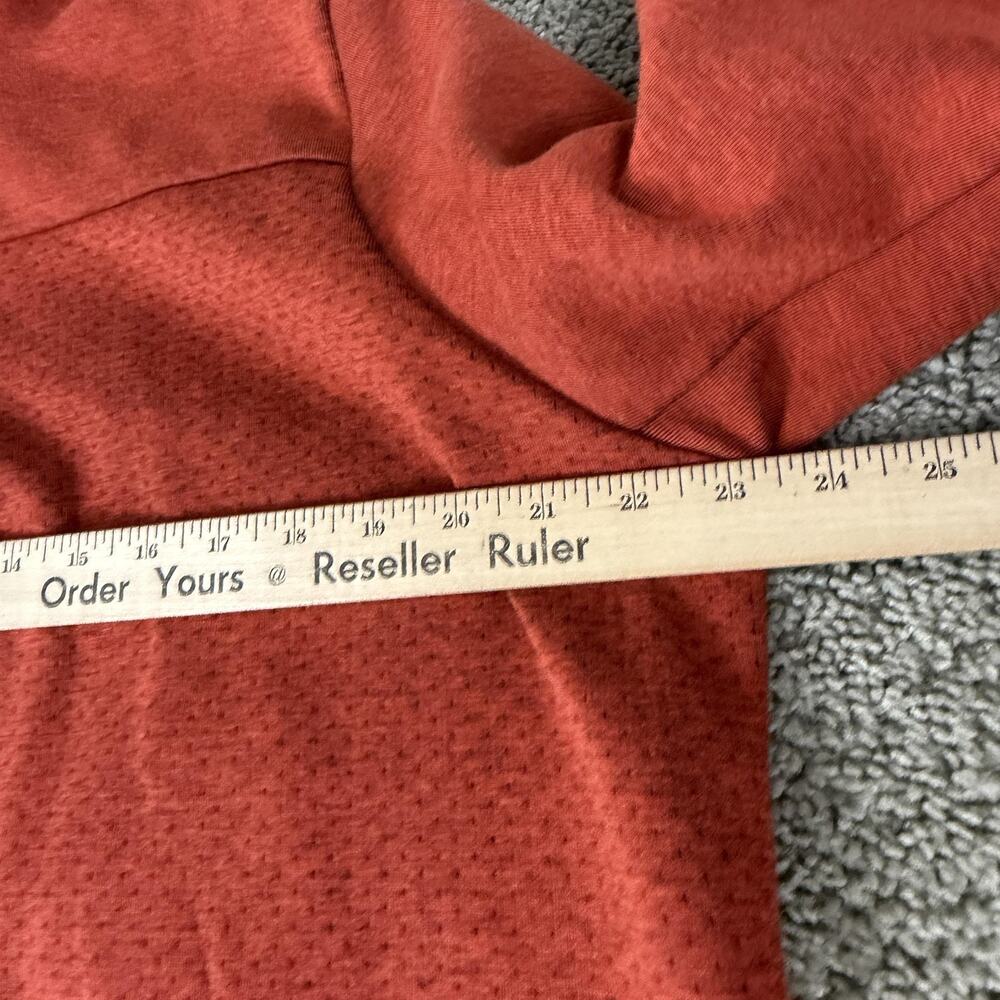 Nike Tech Fleece Hoodie Womens L Orange Full Zip Lined Jacket Sweatshirt Swoosh - Picture 11 of 12